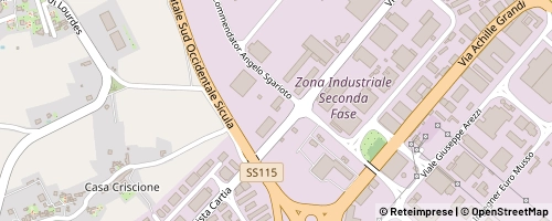 Mappa Ragusa
