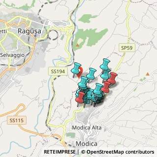 Mappa Strada vicinale, 97015 Modica RG, Italia (1.575)