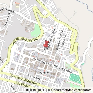 Mappa Via Giovanni Nicotera, 36, 96017 Noto, Siracusa (Sicilia)