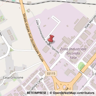 Mappa Zona Industriale IV? fase - Viale 10, 24, 97100 Ragusa, Ragusa (Sicilia)