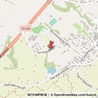 Mappa Strada Radi Ville di Corsano, 3166, 87075 Trebisacce, Cosenza (Calabria)