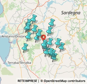 Mappa Via Villaurbana, 09080 Mogorella OR, Italia (11.7865)