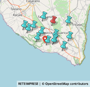 Mappa Via Provinciale Presicce- Lido Marini, 73054 Presicce LE, Italia (5.97214)