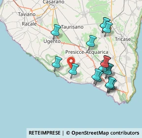 Mappa SP193, 73054 Presicce LE, Italia (8.19353)