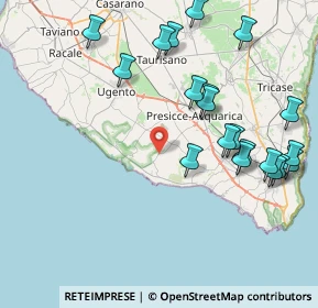 Mappa SP193, 73054 Presicce LE, Italia (9.9985)