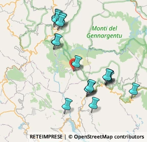 Mappa Via Libertà, 08030 Seulo NU, Italia (8.6465)