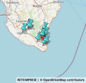Mappa Via T. Fiore, 73034 Gagliano del capo LE, Italia (8.50545)