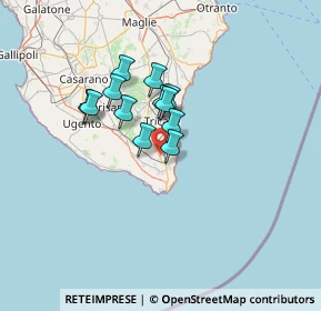 Mappa Via T. Fiore, 73034 Gagliano del capo LE, Italia (10.04667)