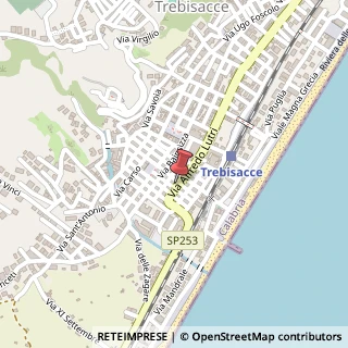 Mappa Via Alfredo Lutri, 43, 87075 Trebisacce, Cosenza (Calabria)
