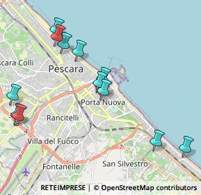 Mappa Via Silvio Spaventa, 65126 Pescara PE, Italia (2.39917)