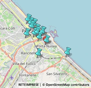 Mappa Via Silvio Spaventa, 65126 Pescara PE, Italia (1.40857)