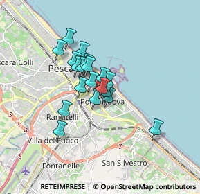 Mappa Via Silvio Spaventa, 65126 Pescara PE, Italia (1.21316)