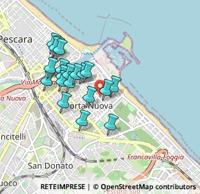 Mappa Via Fernando Francesco d'Avalos, 65126 Pescara PE, Italia (0.797)