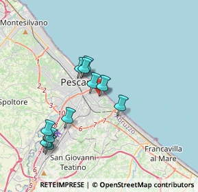 Mappa Via Fernando Francesco d'Avalos, 65126 Pescara PE, Italia (3.49)