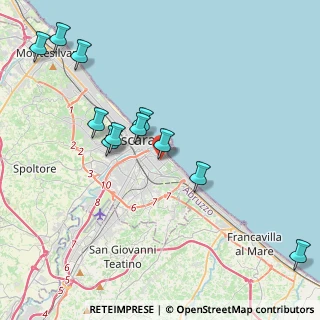 Mappa Viale Fernando Francesco d'Avalos, 65129 Pescara PE, Italia (4.55455)