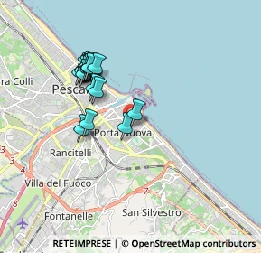 Mappa Via F. F. D'Avalos, 65126 Pescara PE, Italia (1.7455)