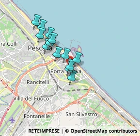 Mappa Via Fernando Francesco d'Avalos, 65126 Pescara PE, Italia (1.43308)