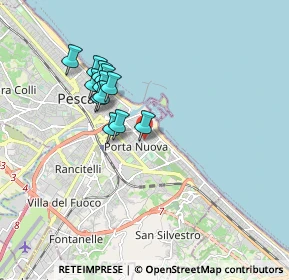 Mappa Via F. F. D'Avalos, 65126 Pescara PE, Italia (1.5775)