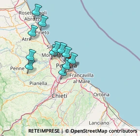 Mappa Via F. F. D'Avalos, 65126 Pescara PE, Italia (12.61333)