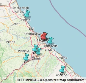 Mappa Via F. F. D'Avalos, 65126 Pescara PE, Italia (22.49636)