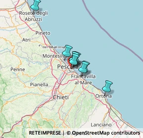 Mappa Via F. F. D'Avalos, 65126 Pescara PE, Italia (18.4325)