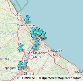 Mappa Via Fernando Francesco d'Avalos, 65126 Pescara PE, Italia (6.22818)