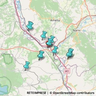 Mappa Via Carlo Alberto Dalla Chiesa, 01028 Orte VT, Italia (5.96692)