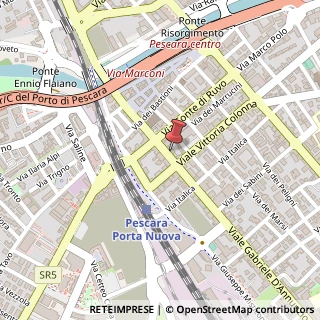 Mappa Viale Gabriele D'Annunzio, 35, 65127 Pescara, Pescara (Abruzzo)