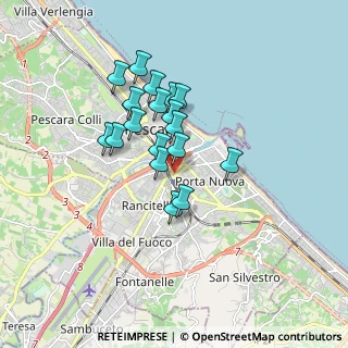Mappa Riceviamo SOLO su appuntamento - Viale Gabriele D'Annunzio, 65127 Pescara PE, Italia (1.39222)