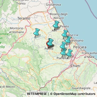 Mappa Corso Martiri Pennesi, 65017 Penne PE, Italia (9.64545)