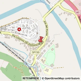 Mappa Via De Dominicis, 63, 01028 Orte, Viterbo (Lazio)