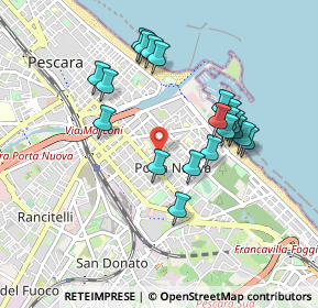 Mappa Via Benedetto Croce, 65127 Pescara PE, Italia (0.892)