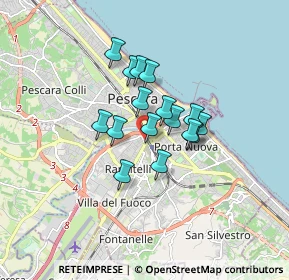Mappa Via Saline, 65128 Pescara PE, Italia (1.18688)