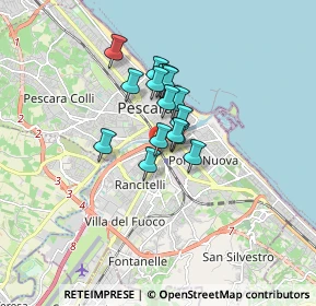 Mappa Via Saline, 65128 Pescara PE, Italia (1.10063)