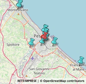 Mappa Via Saline, 65128 Pescara PE, Italia (2.86167)