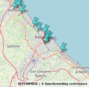 Mappa Via Saline, 65128 Pescara PE, Italia (4.03727)