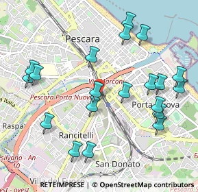 Mappa L.go Eugenio Sirolli, 65129 Pescara PE, Italia (1.1805)