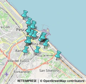 Mappa Via E.Jasonni, 65126 Pescara PE, Italia (1.3285)