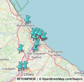 Mappa Via E.Jasonni, 65126 Pescara PE, Italia (6.28273)