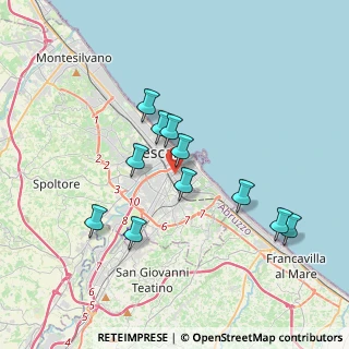 Mappa Via Italica, 65121 Pescara PE, Italia (3.38636)