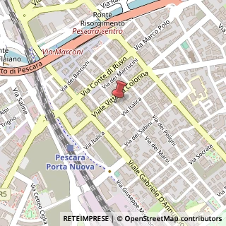 Mappa Via dei Marsi,  5, 65127 Pescara, Pescara (Abruzzo)