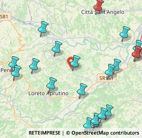 Mappa Via Battisti, 65010 Collecorvino PE, Italia (5.7295)
