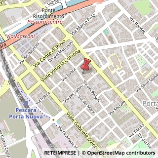 Mappa Via dei Peligni, 93, 65127 Pescara, Pescara (Abruzzo)