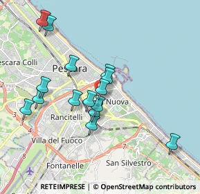 Mappa Via Melchiorre Delfico, 65126 Pescara PE, Italia (1.816)