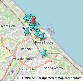 Mappa Via Melchiorre Delfico, 65126 Pescara PE, Italia (1.50833)