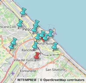 Mappa Via Melchiorre Delfico, 65126 Pescara PE, Italia (1.59692)