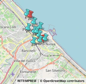 Mappa Via Melchiorre Delfico, 65126 Pescara PE, Italia (1.28091)