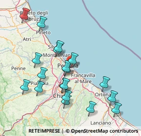 Mappa Via Melchiorre Delfico, 65126 Pescara PE, Italia (16.73368)