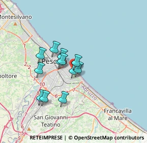Mappa Via Costantino Barbella, 65126 Pescara PE, Italia (2.6925)