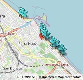 Mappa Via Costantino Barbella, 65126 Pescara PE, Italia (0.785)